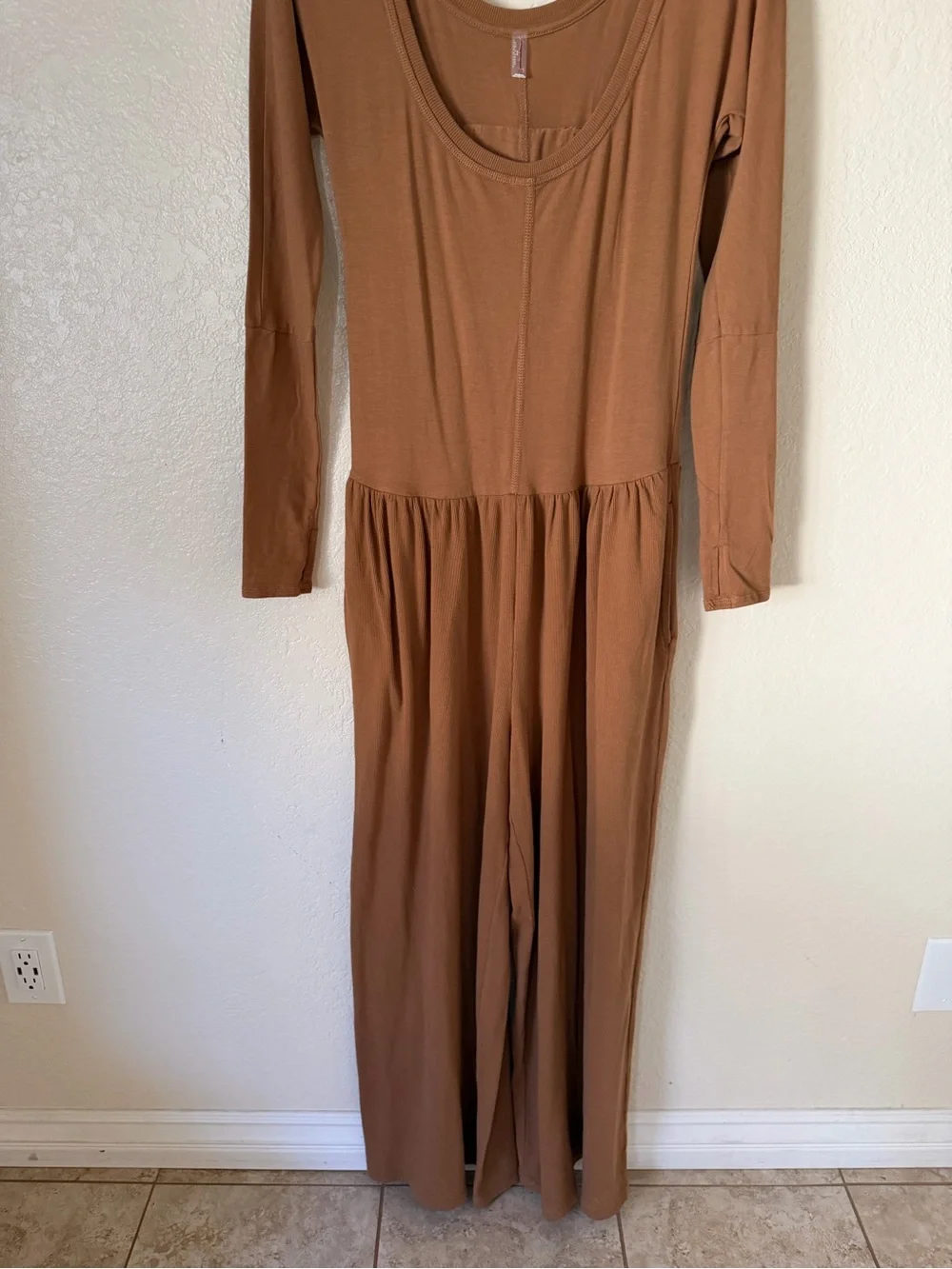 New free people FP movement Hot Shot Wide-Leg Onesie size M